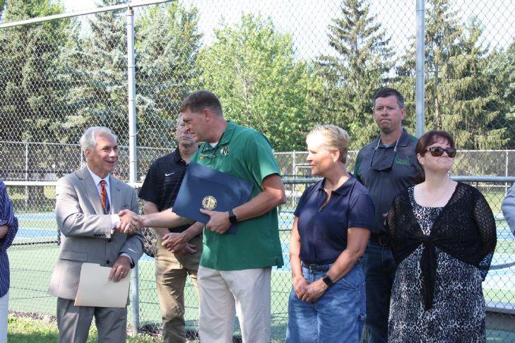 Pickleball courts #39 opening celebrated Medina Gazette