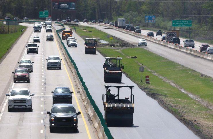 Traffic pattern on I-90 in eastern Lorain County to switch