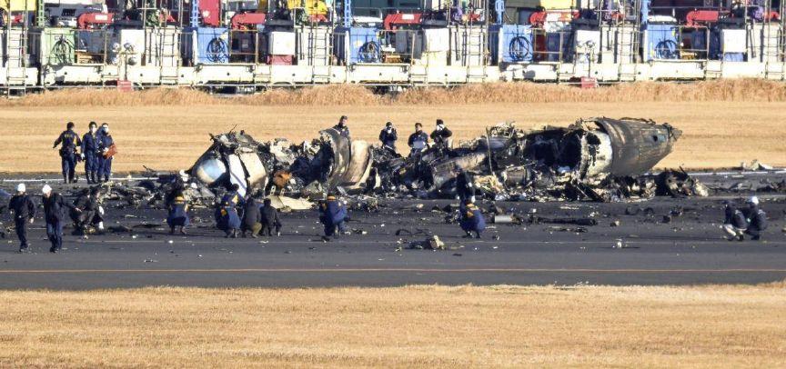 The key question about fiery crash at Tokyo airport: Did one or